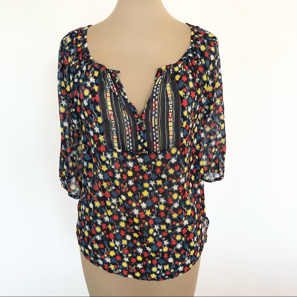 {Hollister} Floral Blouse
